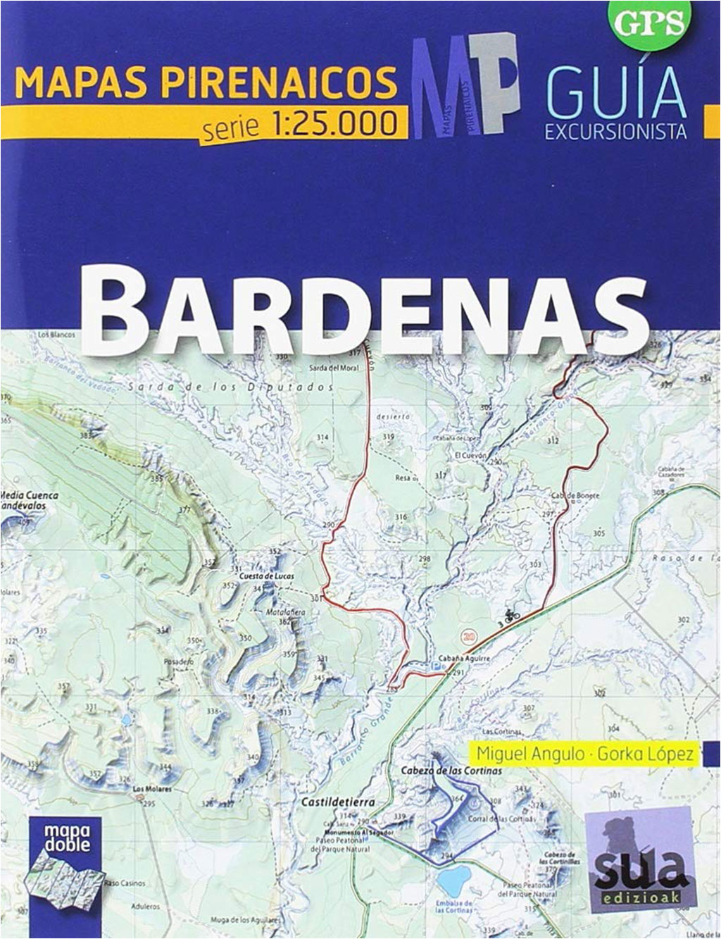 MAPAS PIRENAICOS 1: 25.000. BARDENAS 1