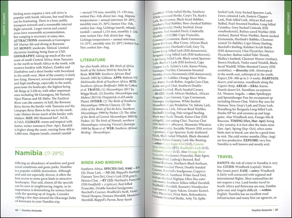 THE BIRDER'S GUIDE TO AFRICA 2