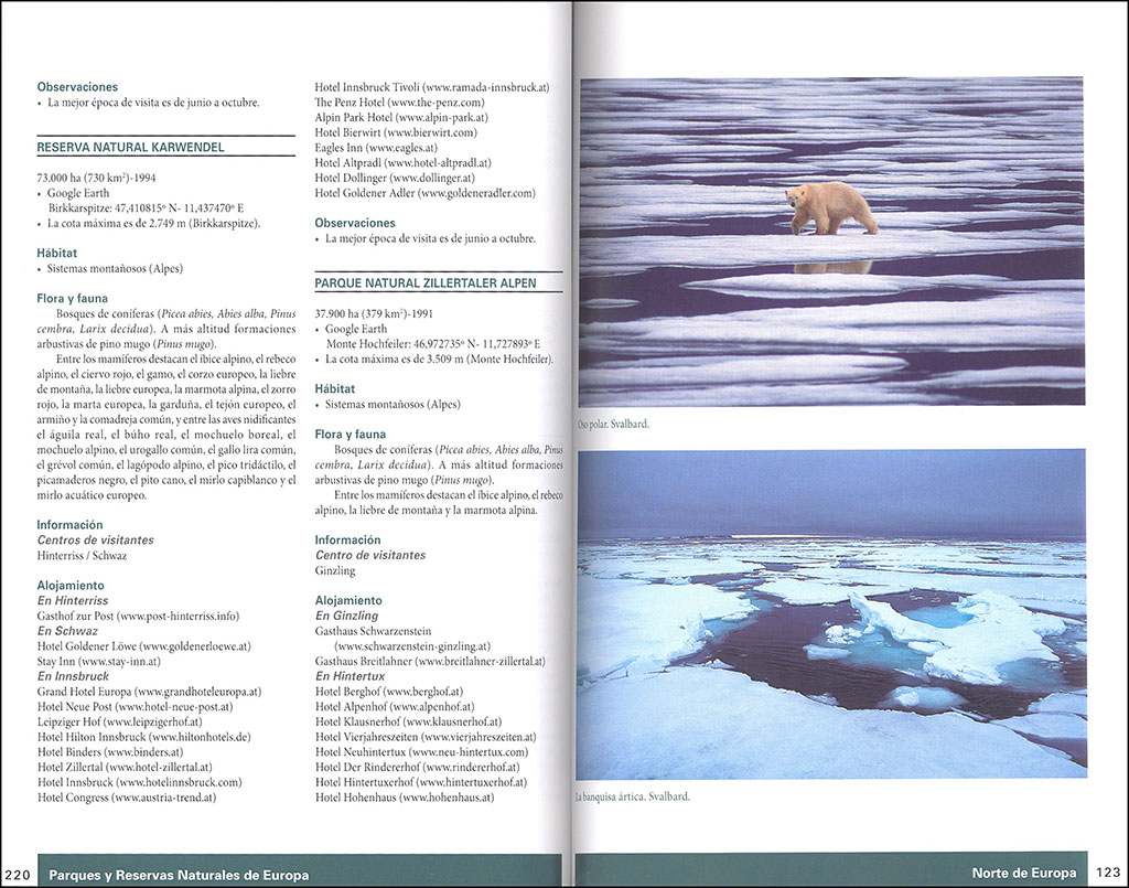 PARQUES Y RESERVAS NATURALES DE EUROPA 2