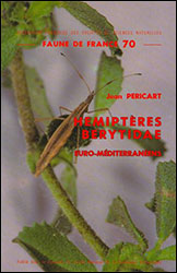 FAUNE DE FRANCE 70: HEMIPTERES BERYTIDAE EURO-MEDITERRANEENS