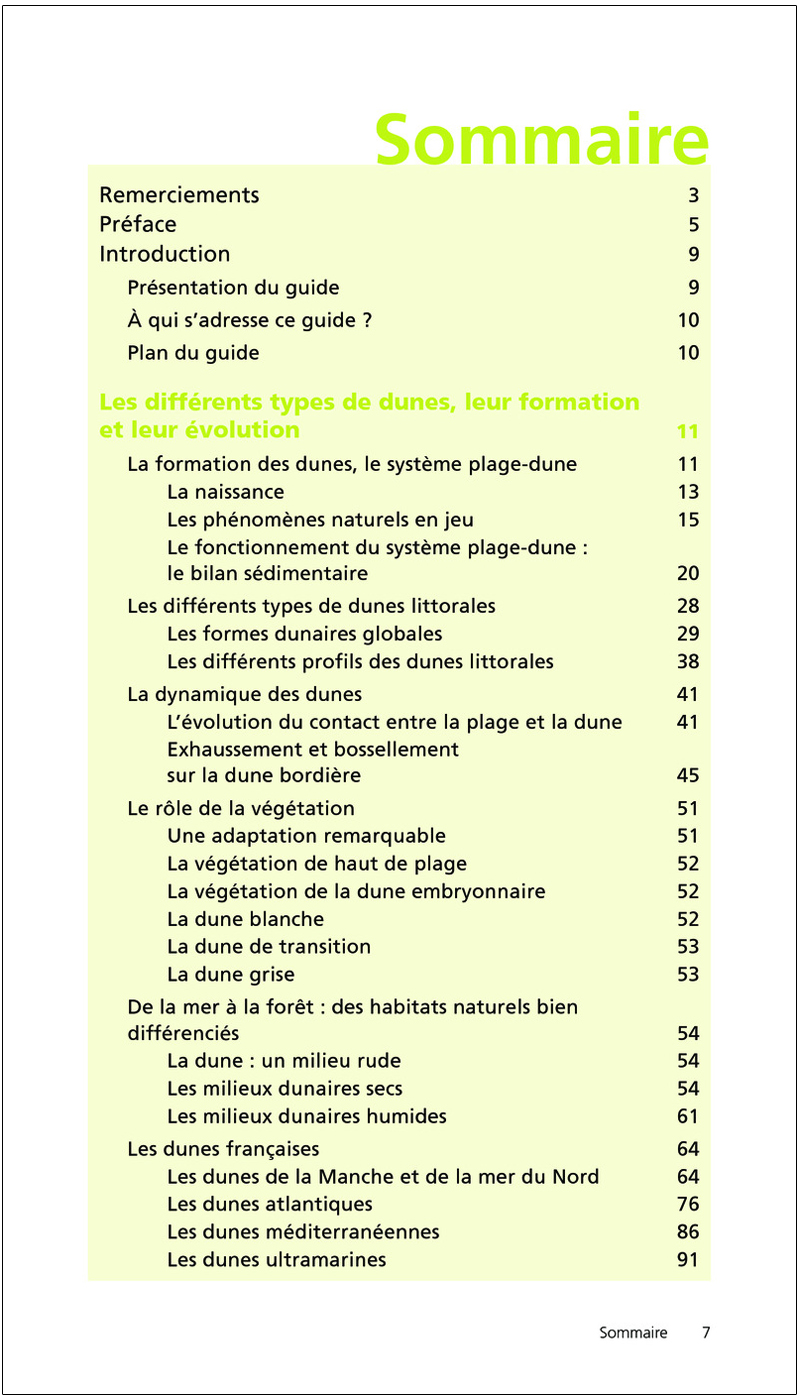 GUIDE DE GESTION DES DUNES ET DES PLAGES ASSOCIÉES 2