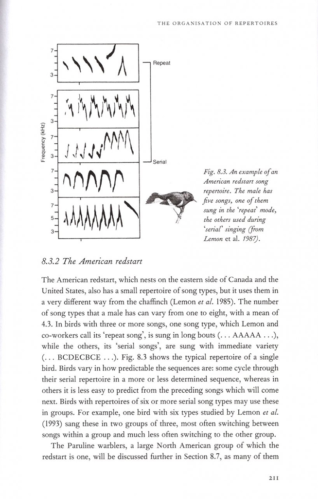 BIRD SONG: BIOLOGICAL THEMES AND VARIATIONS 3
