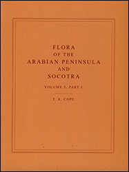 FLORA OF THE ARABIAN PENINSULA AND SOCOTRA. VOLUME 5, PART 1 1