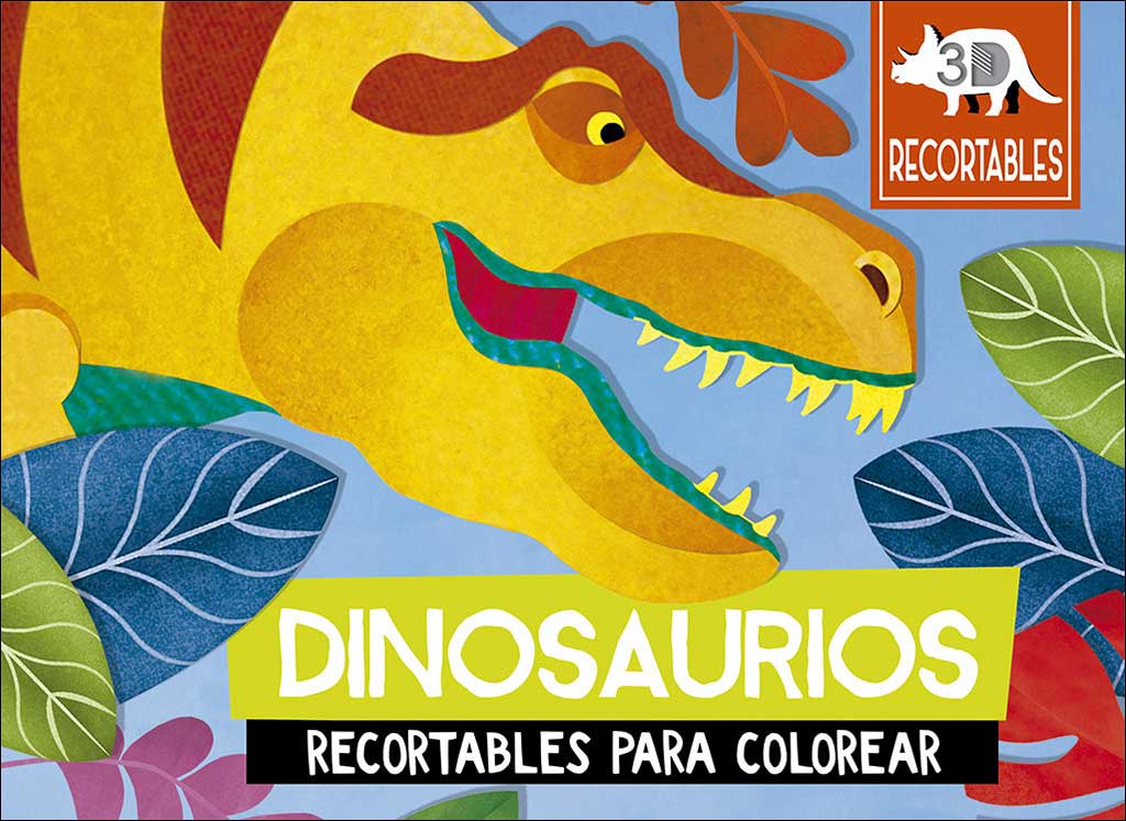 DINOSAURIOS RECORTABLES PARA COLORERAR