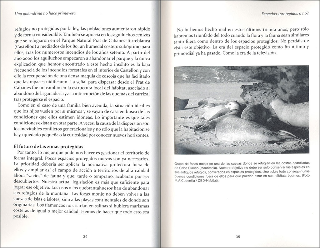 UNA GOLONDRINA NO HACE PRIMAVERA: REFLEXIONES PARA AMANTES DE LA NATURALEZA  INCLUIDA LA HUMANA 2