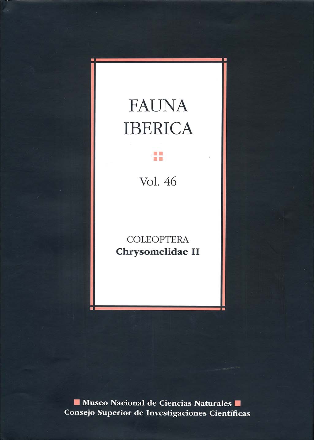 FAUNA IBÉRICA. VOL. 46. COLEOPTERA. CHRYSOMELIDAE II 1