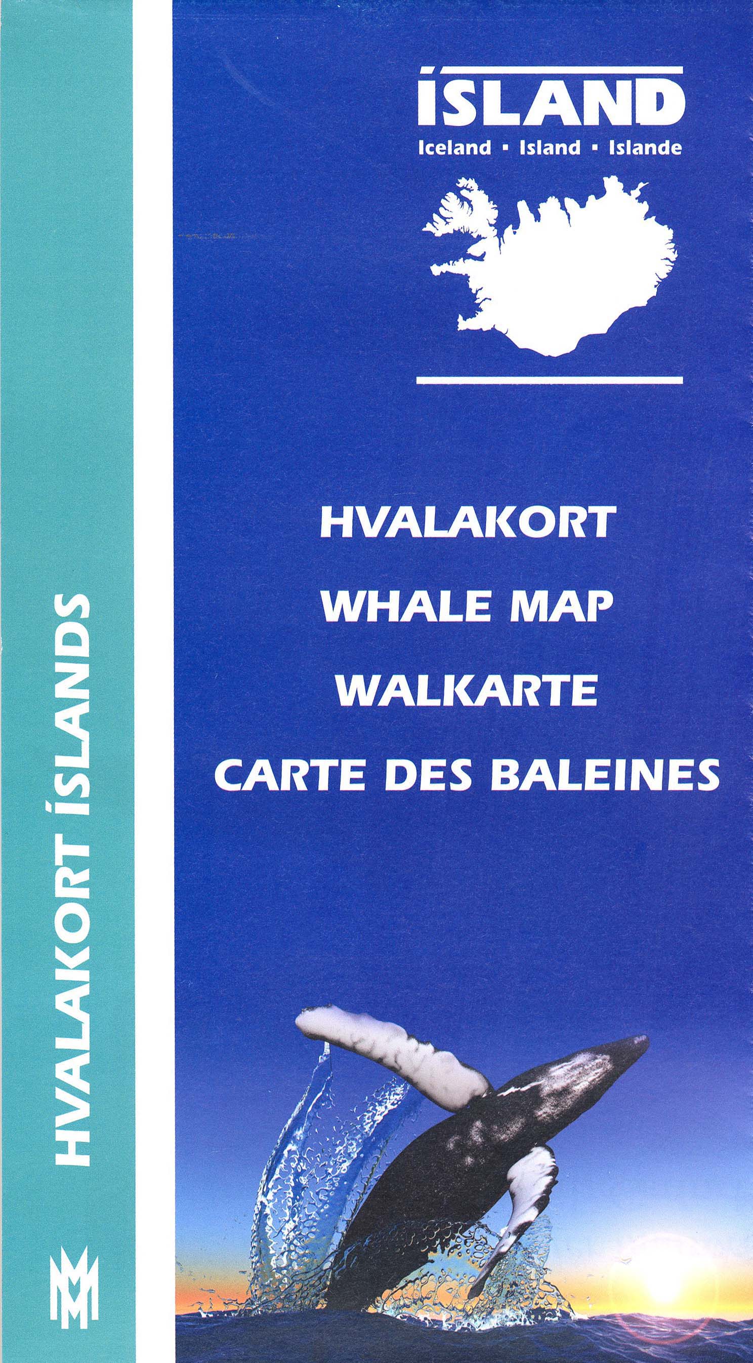 ICELAND WHALE MAP