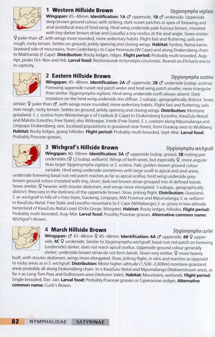 FIELD GUIDE TO BUTTERFLIES OF SOUTH AFRICA. A FIELD 5