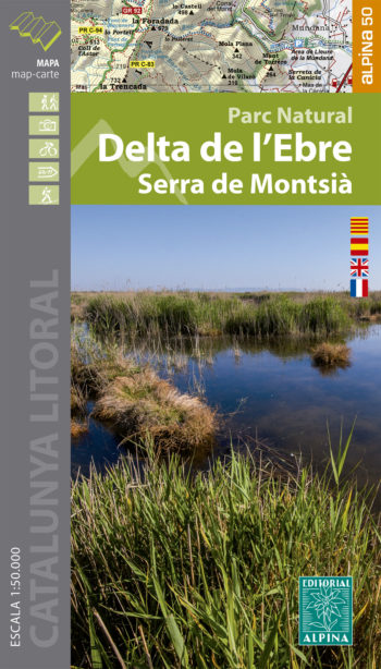 MAPA ALPINA 1:50.000. DELTA DE L'EBRE PARC NATURAL SERRA DE MONTSIÀ (MAPA I GUIA) 1