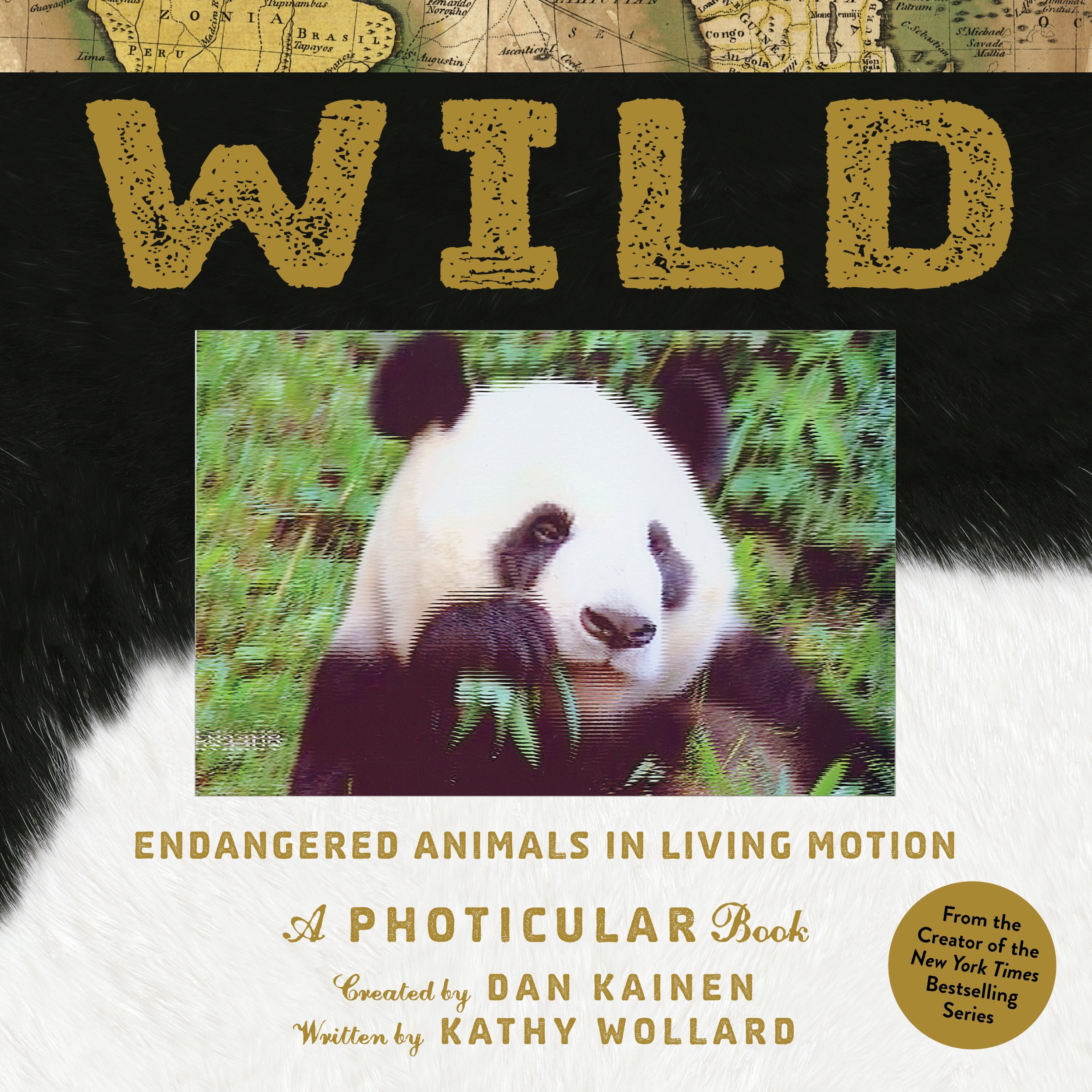 WILD. ENDANGERED ANIMALS IN LIVING MOTION. A PHOTICULAR BOOK 1