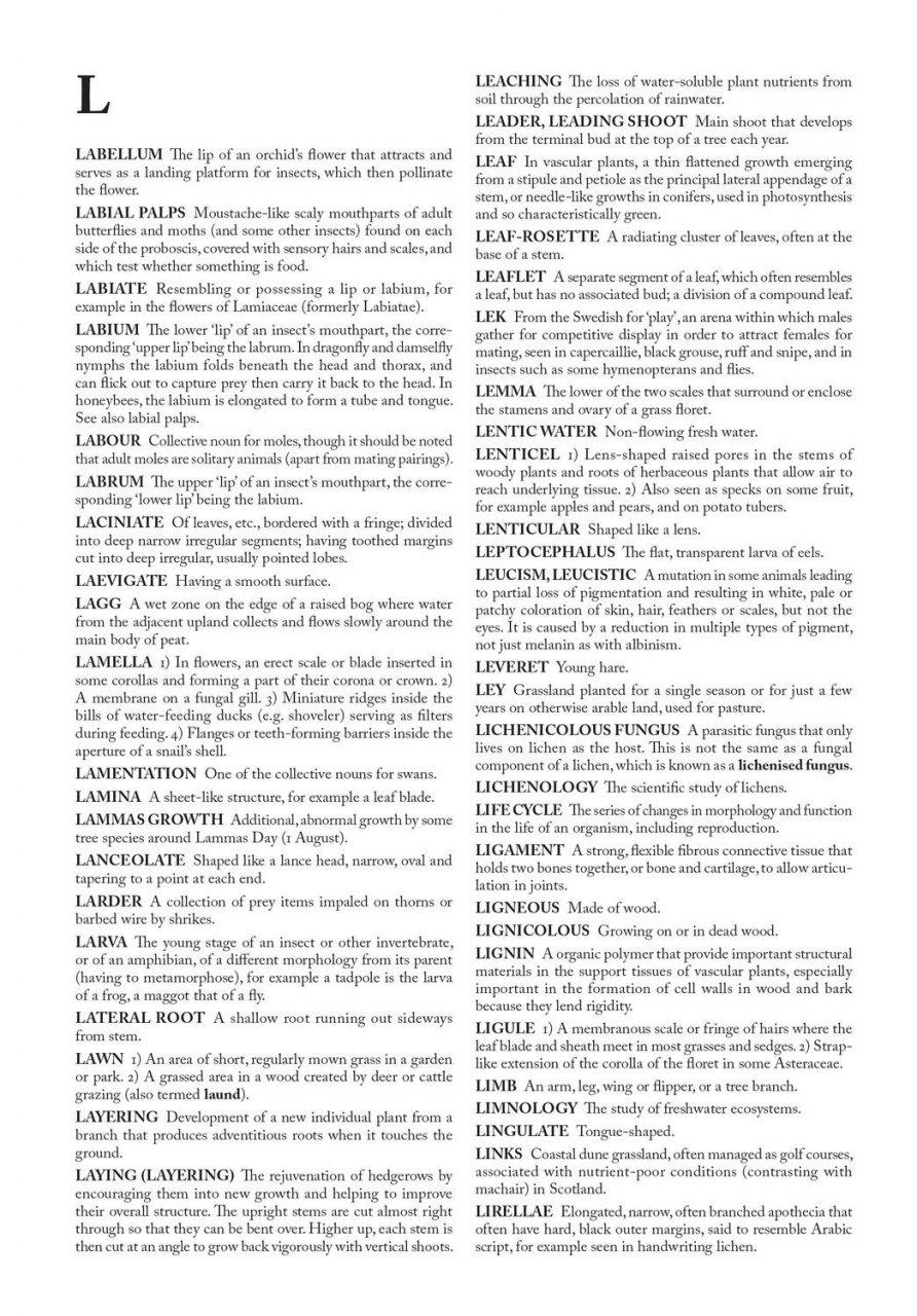 THE PELAGIC DICTIONARY OF NATURAL HISTORY OF THE BRITISH ISLES 2