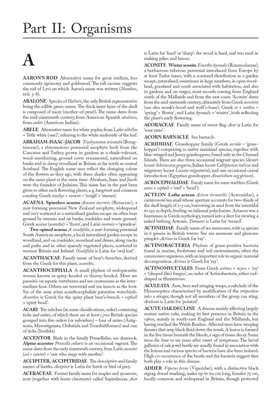 THE PELAGIC DICTIONARY OF NATURAL HISTORY OF THE BRITISH ISLES 3