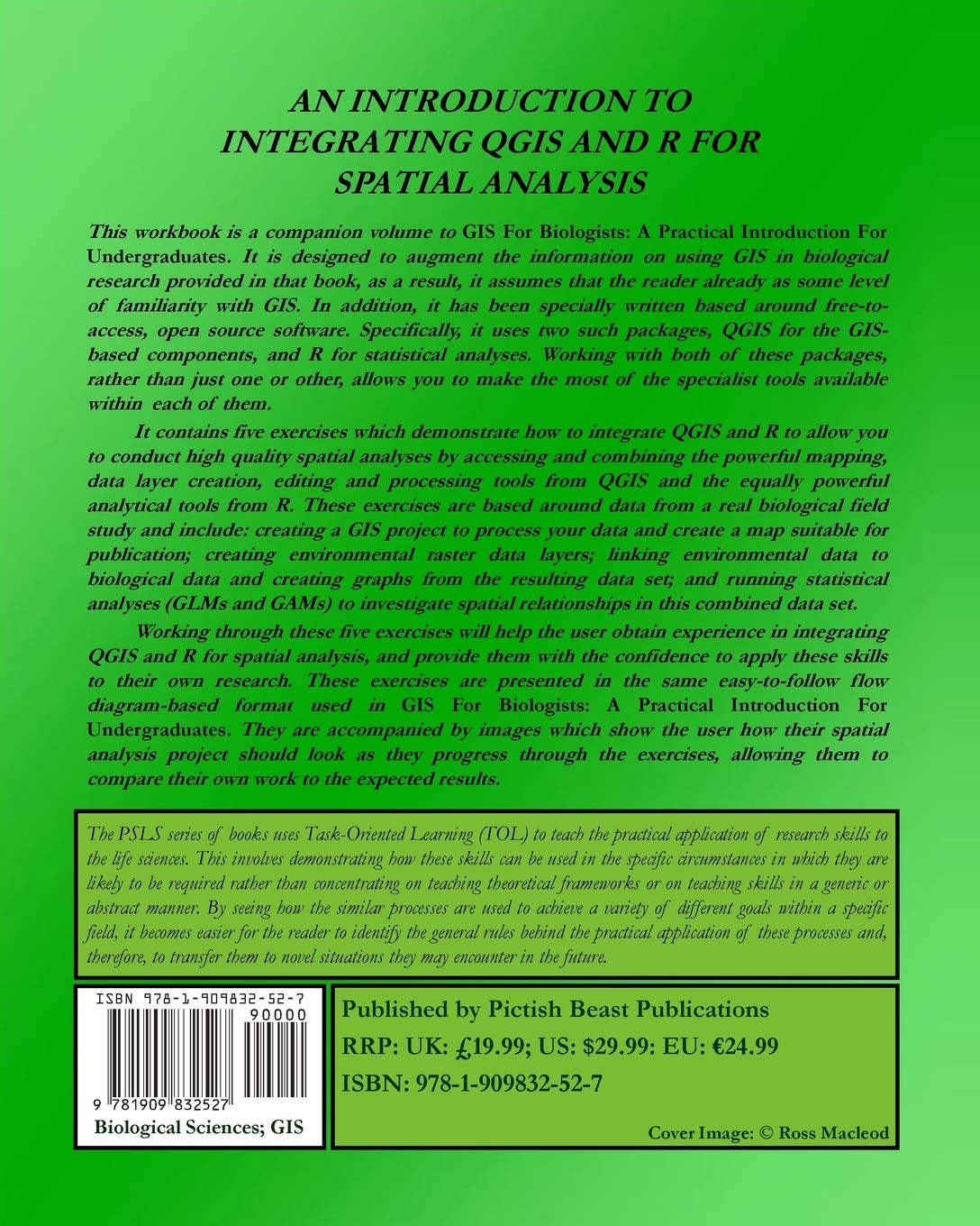 AN INTRODUCTION TO INTEGRATING QGIS AND R FOR SPATIAL ANALYSIS(GIS FOR BIOLOGISTS WORKBOOKS)

9780909832527 2
