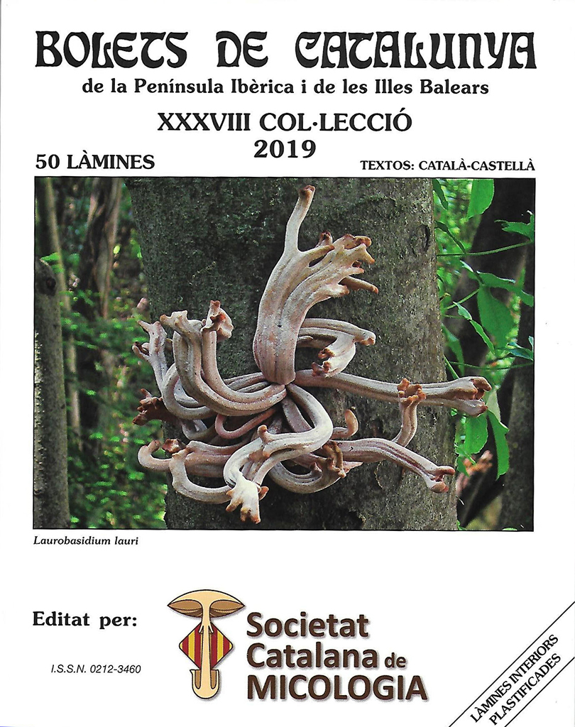 COL·LECCIÓ DE BOLETS DE CATALUNYA. VOLUM XXXVIII 1