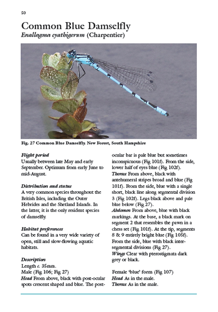 DRAGONS AND DAMSELS. AN IDENTIFICATION TO BRITISH AND IRISH ODONATA 2