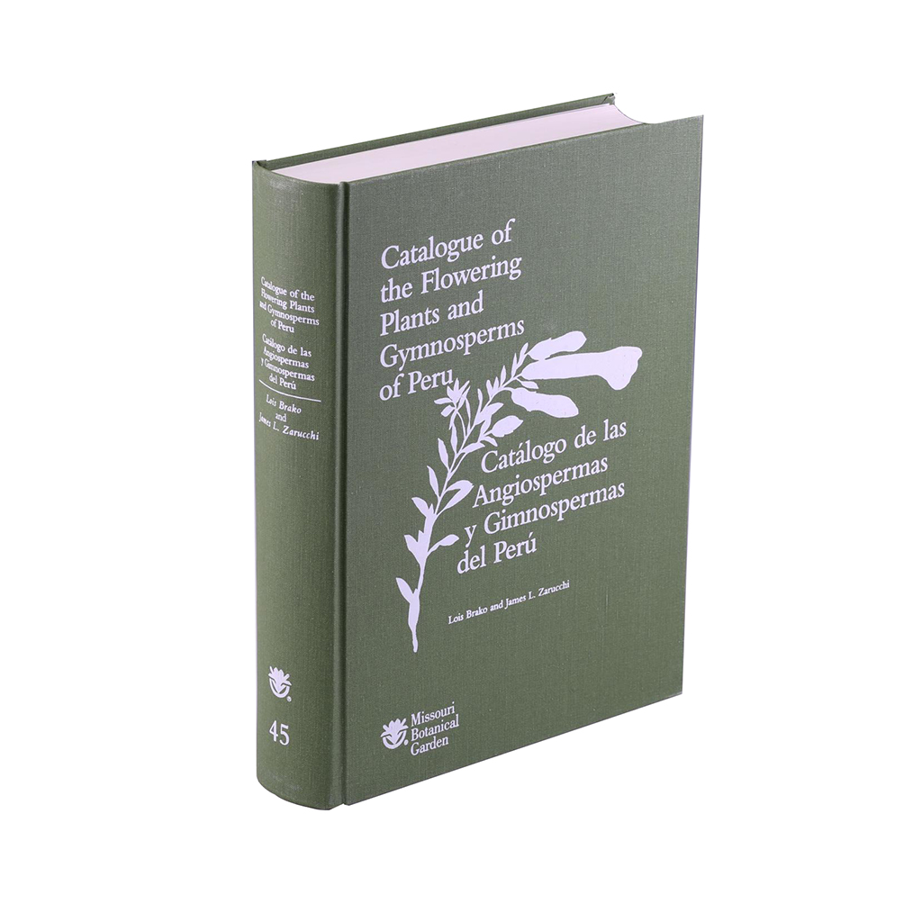 CATALOGUE OF THE FLOWERING PLANTS AND GYMNOSPERMS OF PERU. CATÁLOGO DE LAS ANGIOSPERMAS Y GIMNOSPERMAS DEL PERÚ. 1