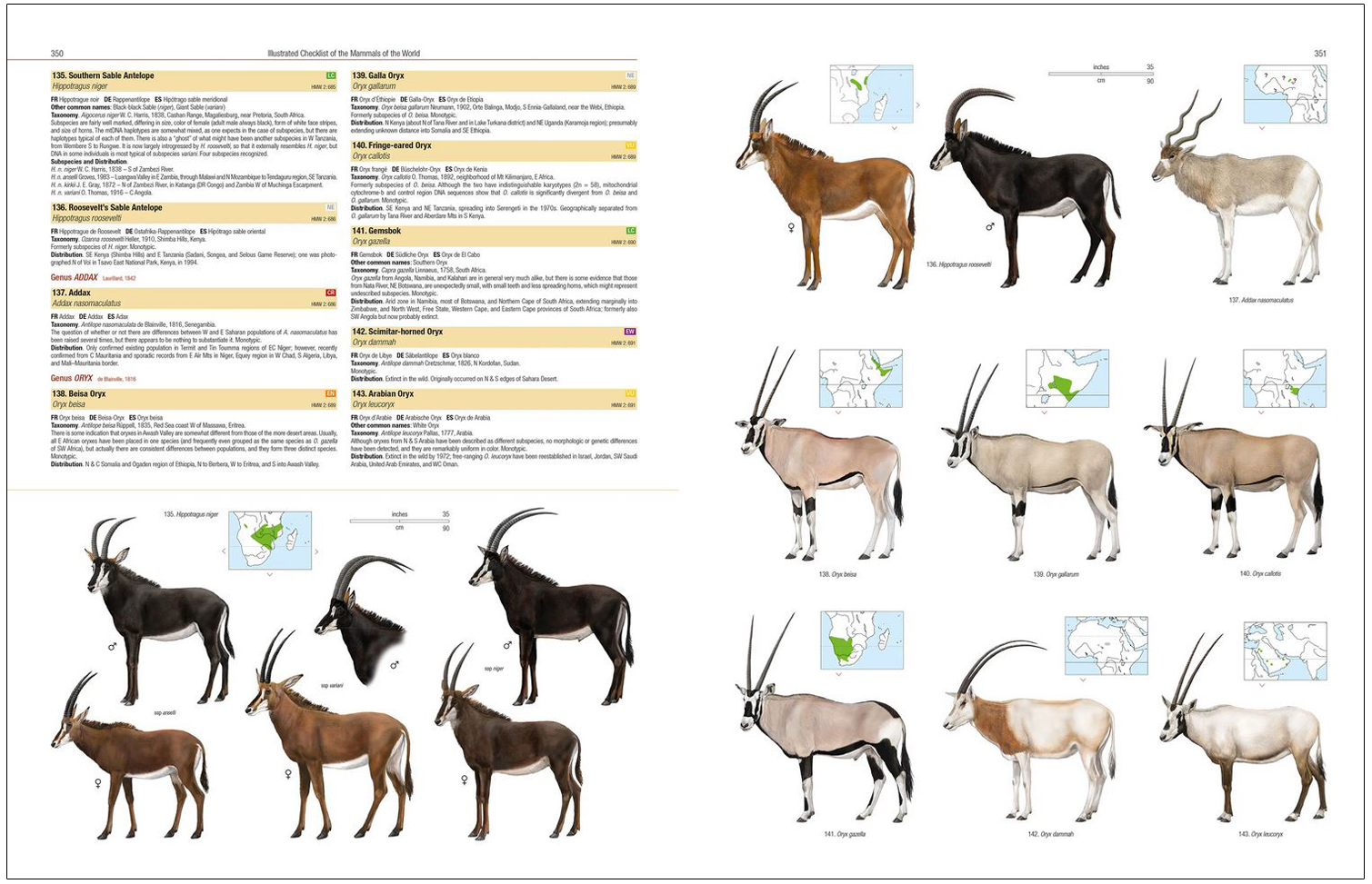 ILLUSTRATED CHECKLIST OF THE MAMMALS OF THE WORLD 8
