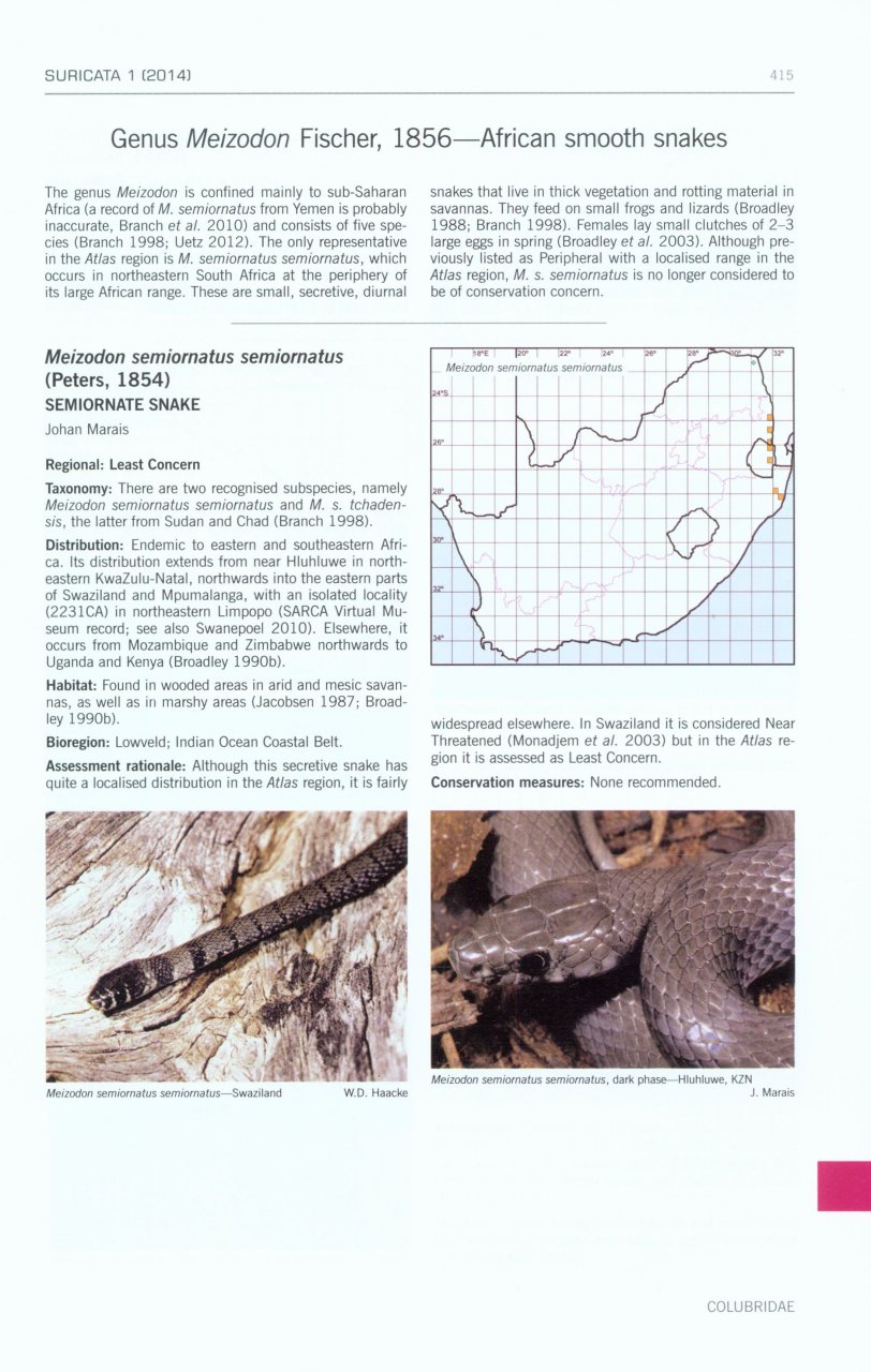 ATLAS AND RED LIST OF THE REPTILES OF SOUTH AFRICA, LESOTHO AND SWAZILAND 4