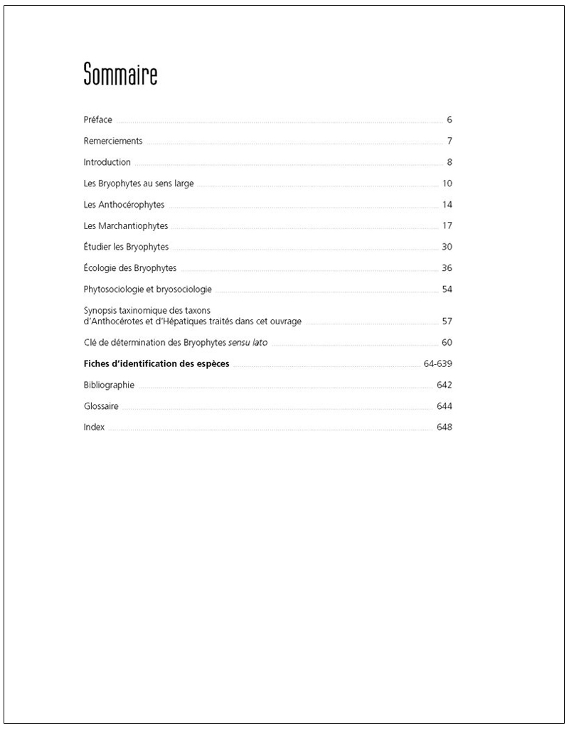 LES BRYOPHYTES DE FRANCE TOME 1. ANTHOCÉROTES ET HÉPATIQUES 2