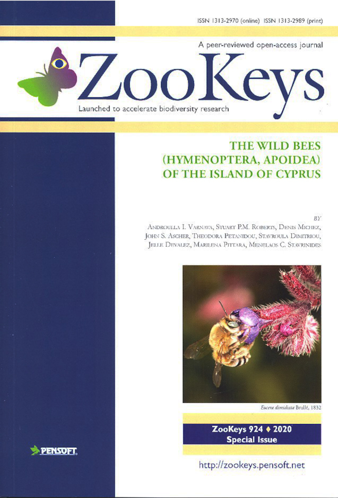 ZOOKEYS 924: THE WILD BEES (HYMENOPTERA, APOIDEA) OF THE ISLAND OF CYPRUS 1