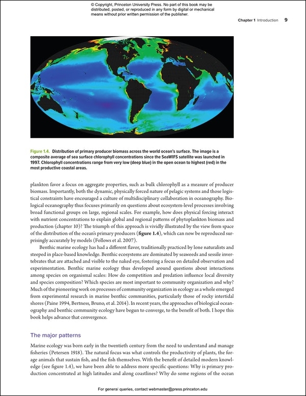 OCEAN ECOLOGY. MARINE LIFE IN THE AGE OF HUMANS 5