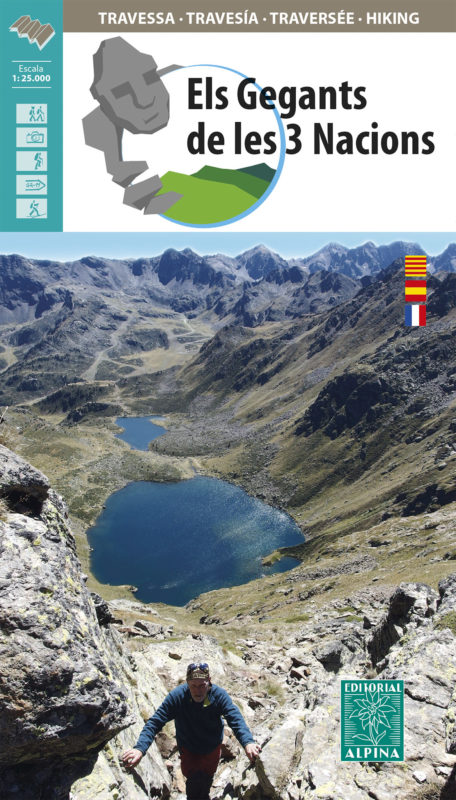 MAPA ALPINA 1:25.000 ELS GEGANTS DE LES 3 NACIONS 1