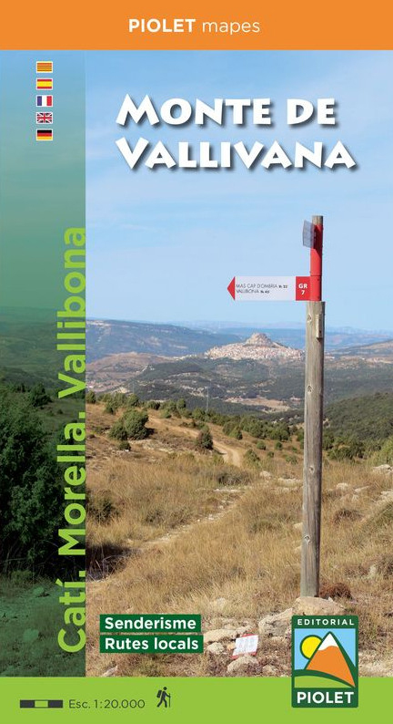 MAPA PIOLET 1:20.000. MONTE DE VALLIVANA 1
