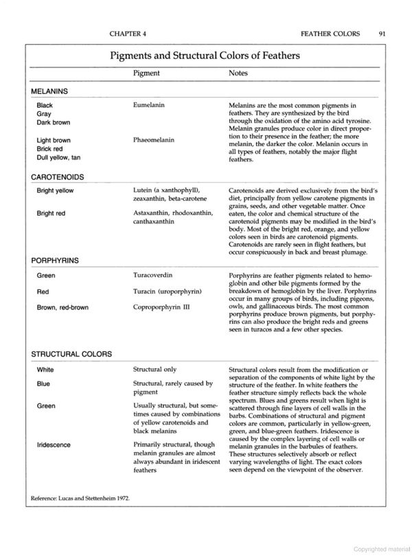 MANUAL OF ORNITHOLOGY: AVIAN STRUCTURE AND FUNCTION 5