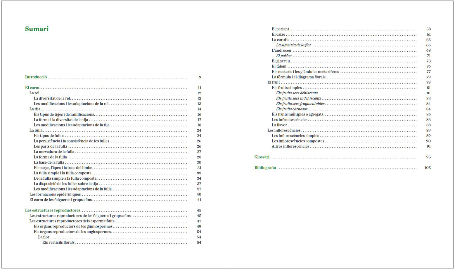 MANUAL PRACTIC DE BOTANICA. MORFOLOGIA DE LES PLANTES VASCULARS 2