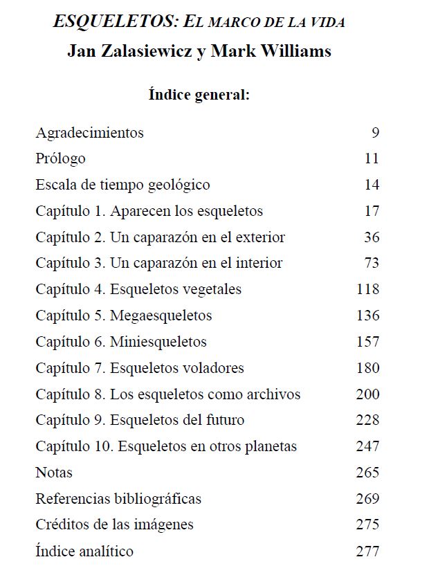 ESQUELETOS. EL MARCO DE LA VIDA 2