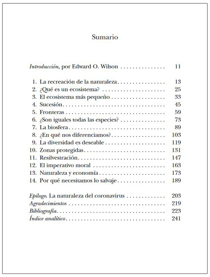 LA NATURALEZA DE LA NATURALEZA. POR QUÉ LA NECESITAMOS 2