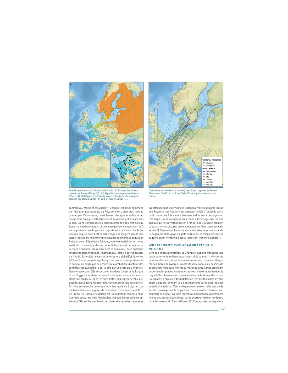 ATLAS DES OISEAUX MIGRATEURS DE FRANCE 2 VOLUMES 2