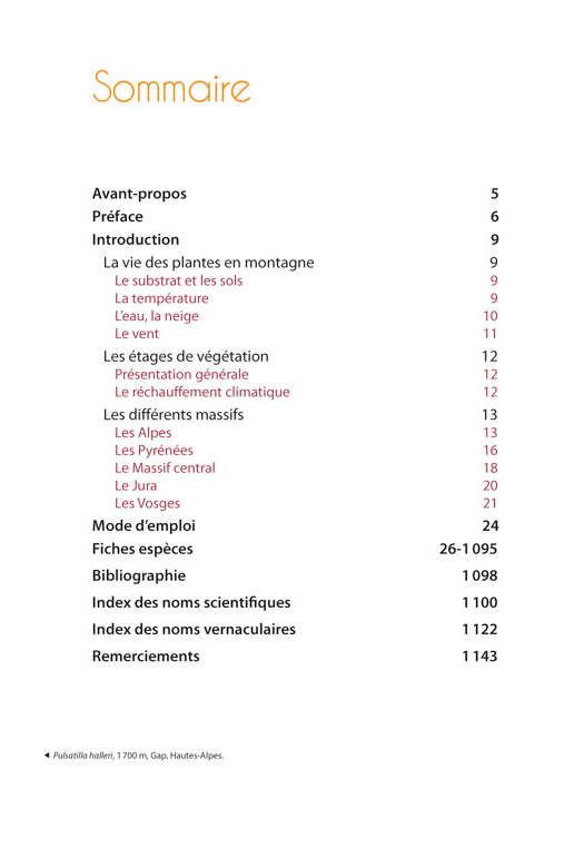 PLANTES DE MONTAGNE 2