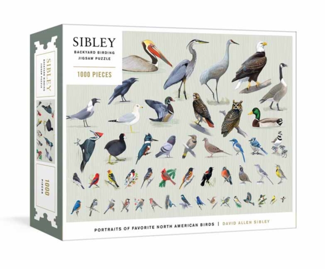 SIBLEY BACKYARD BIRDING JIGSAW PUZZLE  (ROMPECABEZAS-TRENCACLOSQUES)
