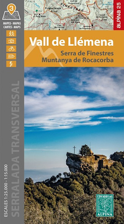 MAPA ALPINA 1:25.000. VALL DE LLÉMENA, SERRA DE FINESTRES I MUNTANYA DE ROCACORBA (2 MAPES) 1