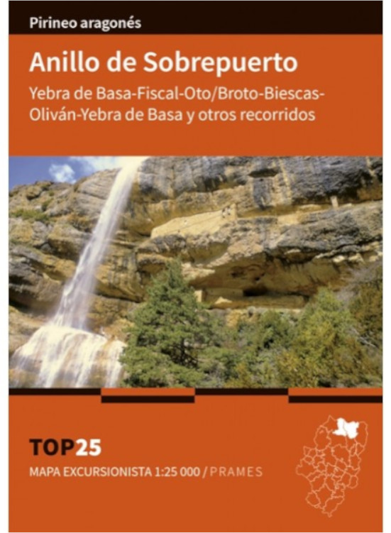 MAPA EXCURSIONISTA 1:25.000 ANILLO DE SOBREPUERTO TOP 25