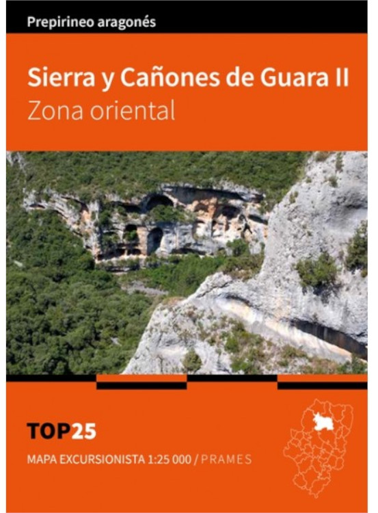 MAPA EXCURSIONISTA 1:25.000 SIERRA Y CAÑONES DE GUARA II TOP 25 1
