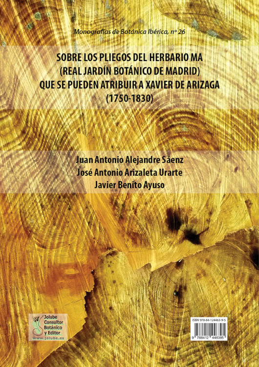 SOBRE LOS PLIEGOS DEL HERBARIO MA (REAL JARDÍN BOTÁNICO DE MADRID) QUE SE PUEDEN ATRIBUIR A XAVIER DE ARAZAGA (1750- 1830 1