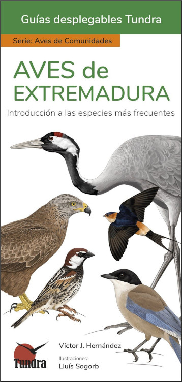 AVES DE EXTREMADURA. INTRODUCCIÓN A LAS ESPECIES MÁS FRECUENTES. GUÍAS DESPLEGABLES TUNDRA