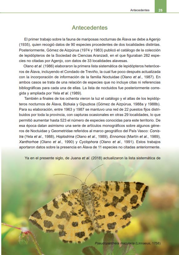 ARABAKO GAU TXIMELETEN ATLASA / ATLAS DE LAS MARIPOSAS NOCTURNAS DE ALAVA 5