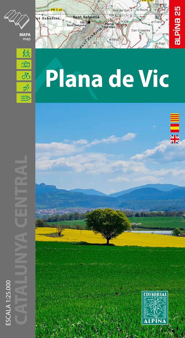 MAPA ALPINA 1:25.000. PLANA DE VIC 1