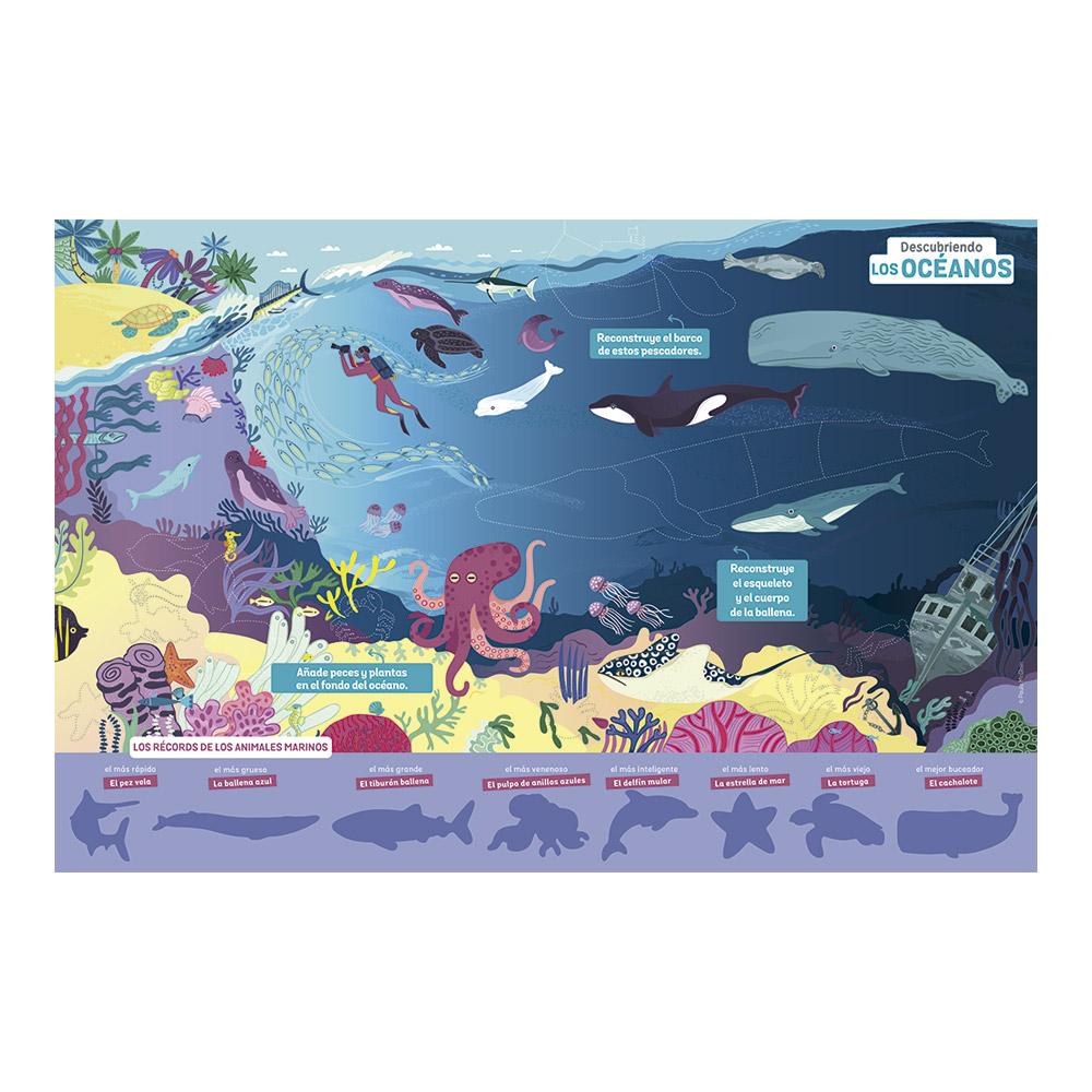 DESCUBRIENDO LOS OCEANOS. TABLERO MAGNÉTICO 2