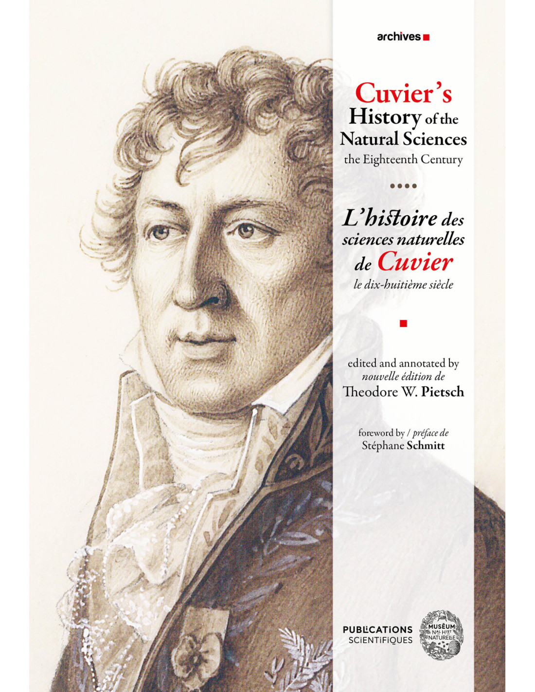 L'HISTOIRE DES SCIENCES NATURELLES DE CUVIER/ CUVIER'S HISTORY OF THE NATURAL SCIENCES