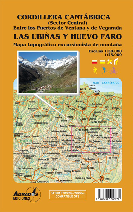 P-14  CORDILLERA CANTÁBRICA (SECTOR CENTRAL) ENTRE LOS PUERTOS DE VENTANA Y DE VEGARADA. LAS UBIÑAS Y HUEVO FARO 1