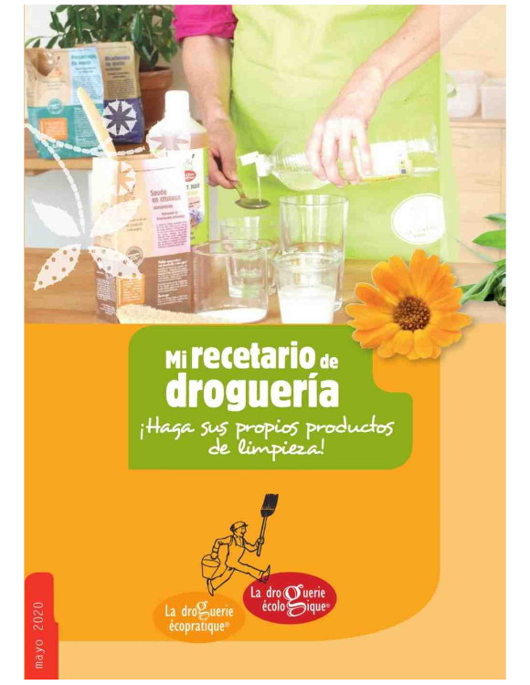 MI RECETARIO DE DROGUERÍA ¡HAGA SUS PROPIOS PRODUCTOS DE LIMPIEZA! 1