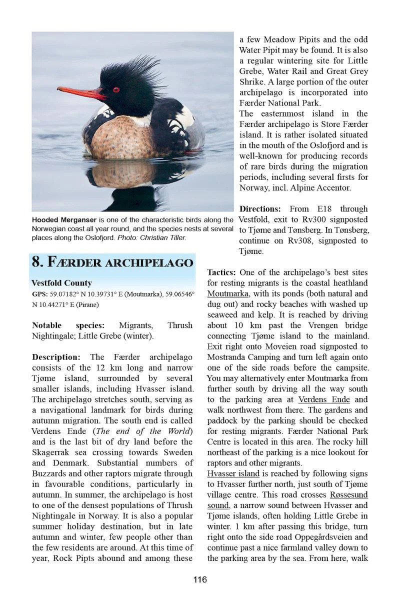 A BIRDWATCHER\'S GUIDE TO NORWAY. WHERE, WHEN AND HOW TO FIND SCANDINAVIA\'S MOST SOUGHT-AFTER BIRDS FEATURING VARANGER, SVALBARD, LOFOTEN, OSLO BERGE 4