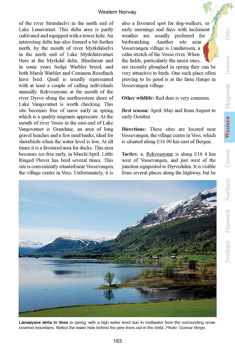 A BIRDWATCHER\'S GUIDE TO NORWAY. WHERE, WHEN AND HOW TO FIND SCANDINAVIA\'S MOST SOUGHT-AFTER BIRDS FEATURING VARANGER, SVALBARD, LOFOTEN, OSLO BERGE 5