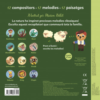 MELODIES CLÀSSIQUES DE LA NATURA. EL MEU PRIMER LLIBRE DE SONS 2
