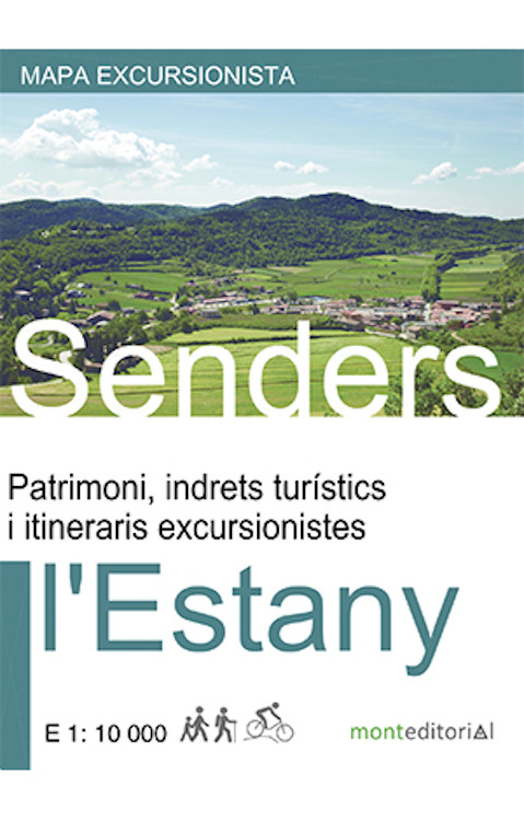 MAPA MONT EDITORIAL 1:10.000 MAPA EXCURSIONISTA L'ESTANY. SENDERS 1