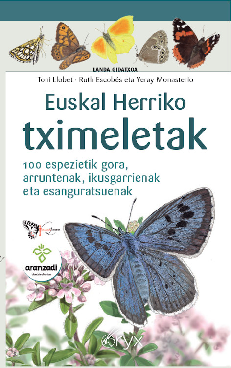 EUSKAL HERRIKO TXIMELETAK 100 ESPEZIETIK GORA, ARRUNTENAK, IKUSGARRIENAK ETA ESANGURATSUENAK. LANDA GIDATXOA-MINIGUÍA DE CAMPO 1